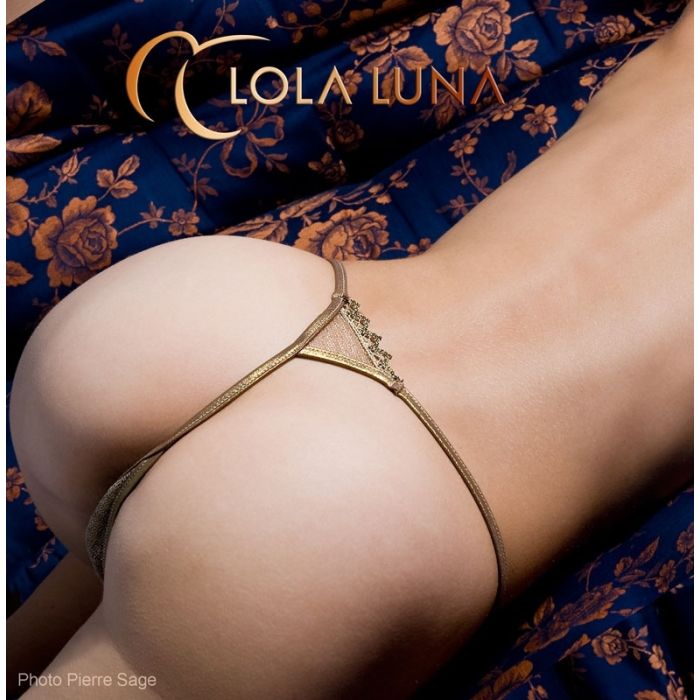Lola Luna String VARNA gold-schoko