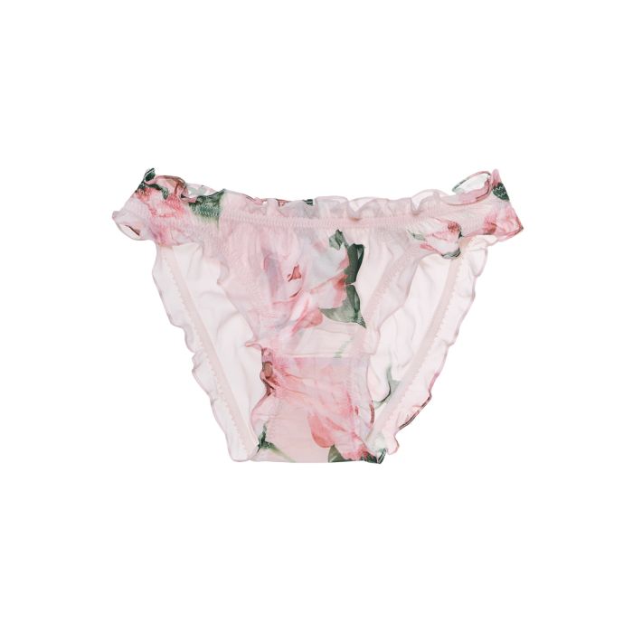 Seide Slip MIMI BALI rosa geblümt von Cadolle