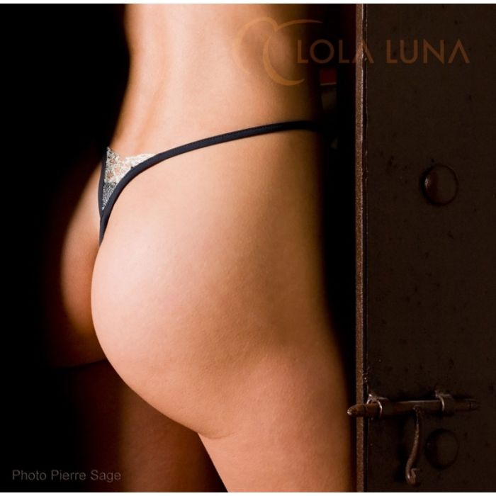 Ouvert-String PONDICHERY OPEN taupe-ecru Lola Luna
