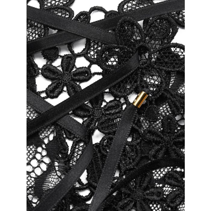 Lingerie Kleid OPERA CARMEN Spitze schwarz von Cadolle