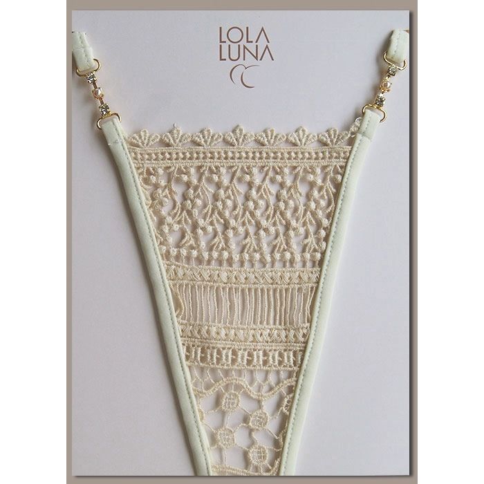 Lola Luna String AGHATA creme-gold