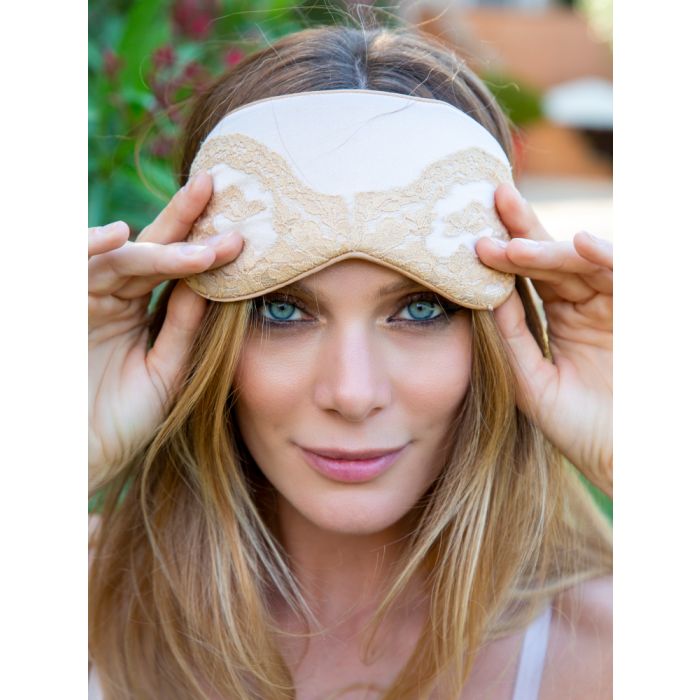 100% Seide Schlafmaske MARJOLIE No. 7 von Marjolaine