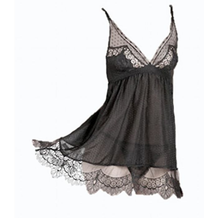 Seidenbatist LOVE ME BABY-DOLL von Shell Belle Couture