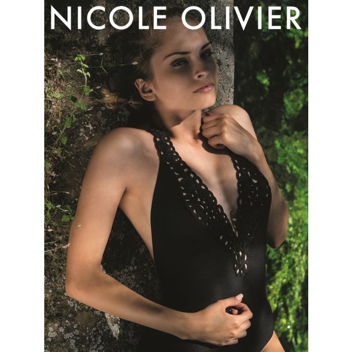 Makramee Neckholder Badeanzug CHAMOIS von Nicole Olivier