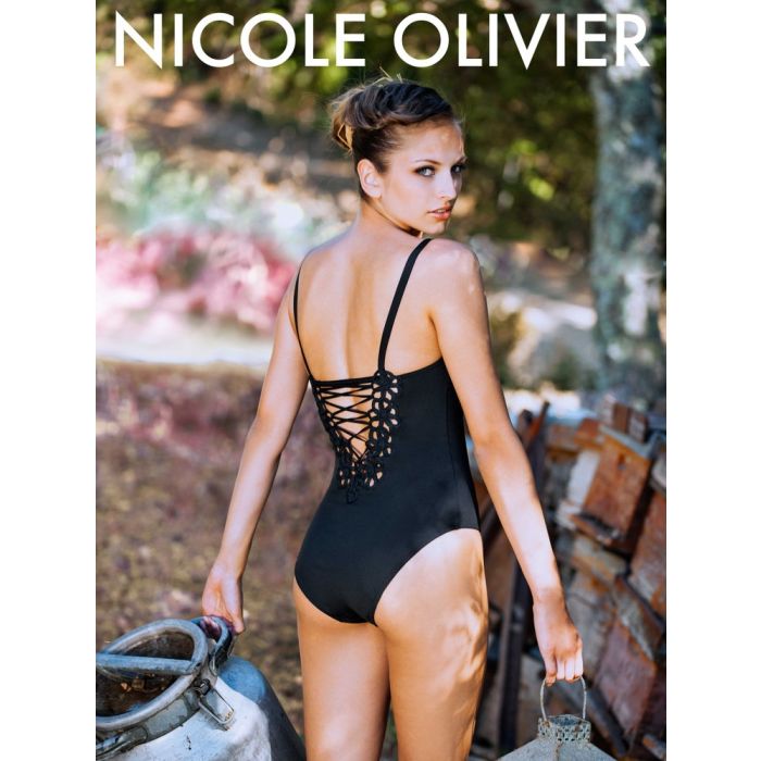 Makramee Träger Badeanzug CHATON von Nicole Olivier