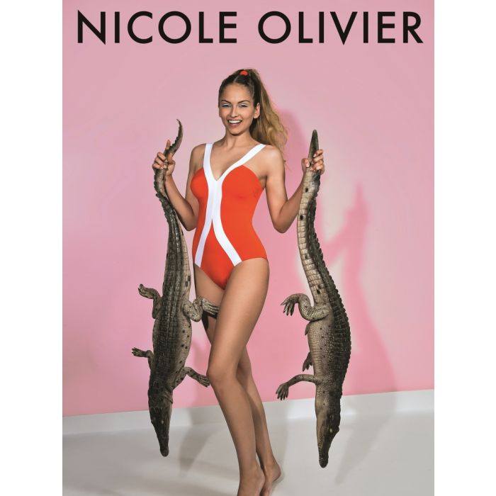 Träger Badeanzug MANUELA koralle von Nicole Olivier