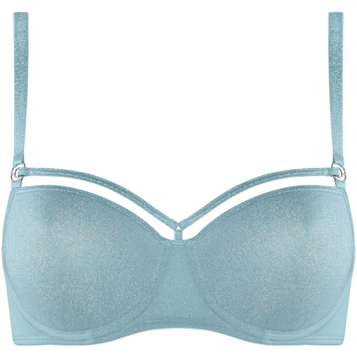 Balconette BH SPACE ODYSSEY STYLE Shining Blue and Silver C-Cup von Marlies Dekkers