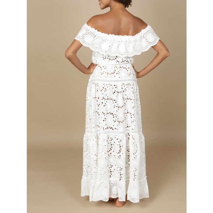 Baumwolle Lochspitze Sommerkleid GLADYS von Marjolaine