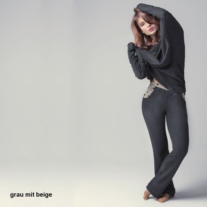Kuschel-Baumwolle Lounge-Hose CASUAL von GATTINA