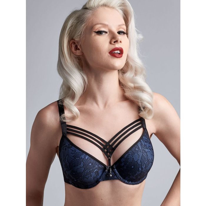 Schalen- BH DAME DE PARIS STYLE Bijou Blue von Marlies Dekkers