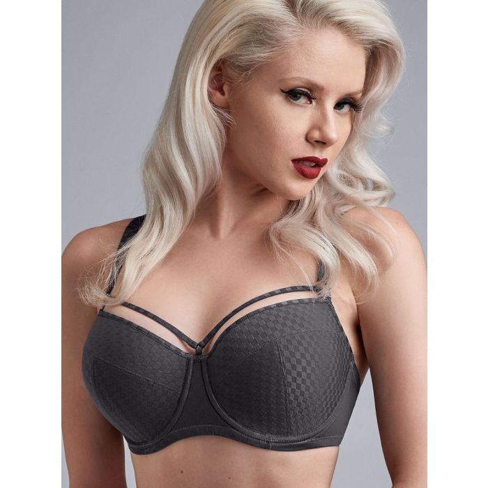 Balconette BH SPACE ODYSSEY STYLE Checkered Steel D bis E von Marlies Dekkers