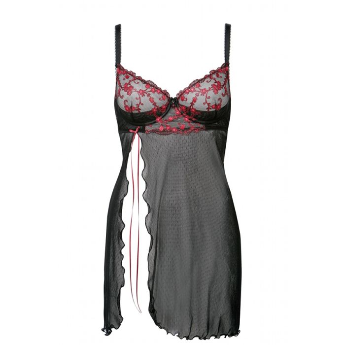 Tüll BH-Kleidchen JULIA himbeer-rot von Escora