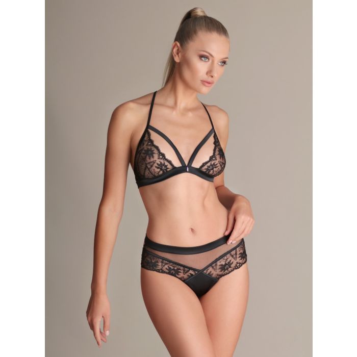 Spitze Triangel BH schwarz von Prelude Milano