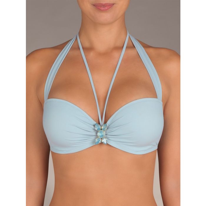 Bandeau-Bikini JAZZ NOA C 61 blaugrau von Pain de Sucre