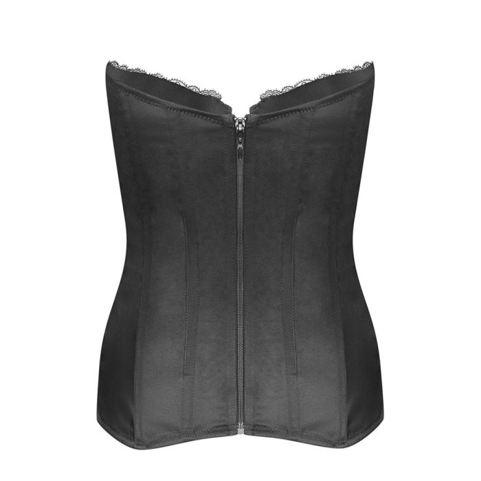 Bustier Corsage MEDICIS 5 SATIN NOIR schwarz von Cadolle