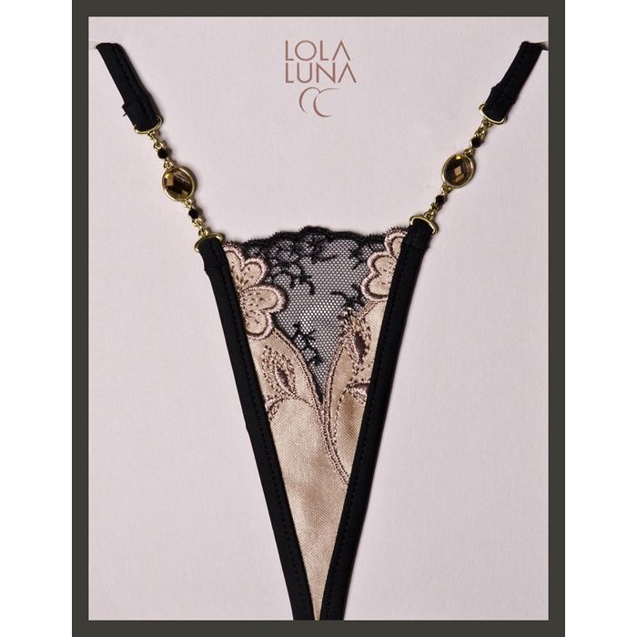 Lola Luna Micro-String CHARLESTON MICRO schwarz- haut