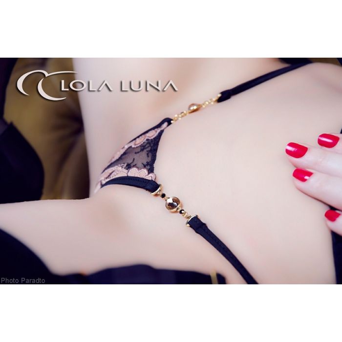 Lola Luna Micro-String CHARLESTON MICRO schwarz- haut