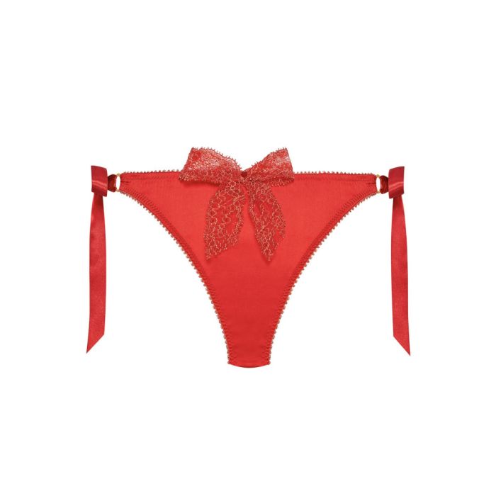 Satin Culotte GEISHA mit Schleifen von Cadolle