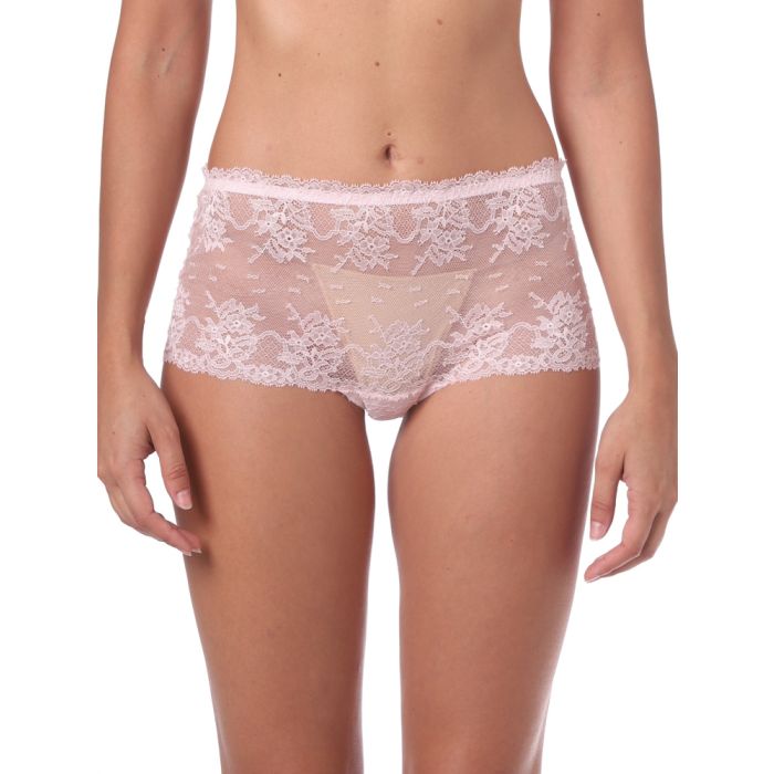 Culotte Slip COLETTE rosa aus Spitze von Imec