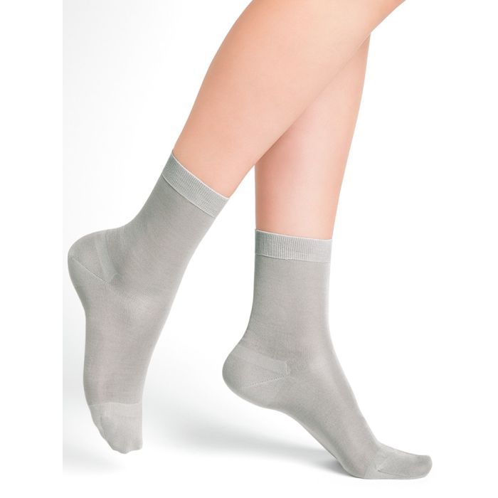 Damen Seidensocken glatt aus 100% Seide von Bleuforêt