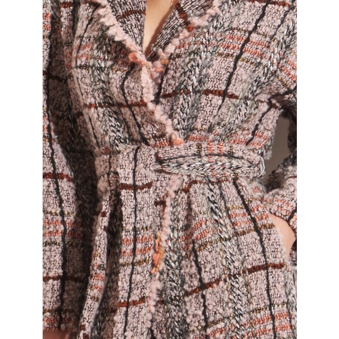 Jacke KUSCHEL BOUCLE rosa-grau von Chiara Fiorini