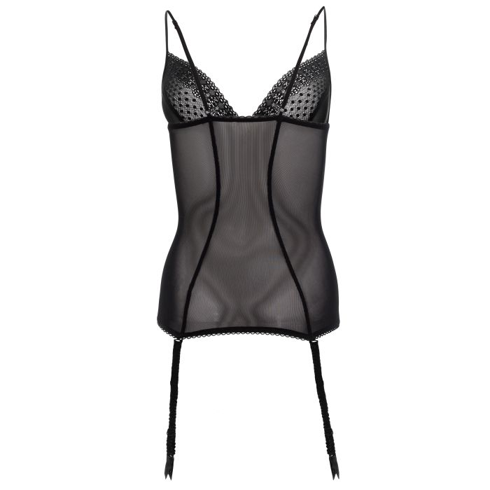 Bracli + G* Corselet Strapsmieder schwarz