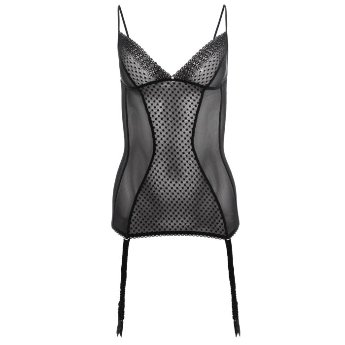Bracli + G* Corselet Strapsmieder schwarz