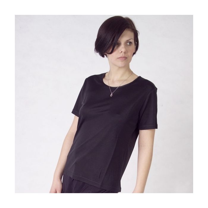 100% Seide T-Shirt MOYENNE aus Wirkseide von Gattina