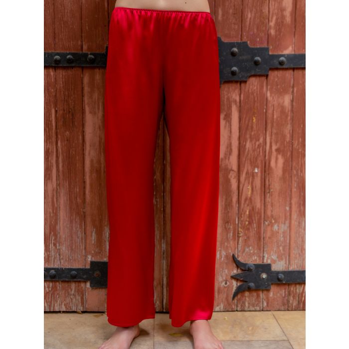 100% Seide PYJAMAHOSE Soie Unie von Marjolaine