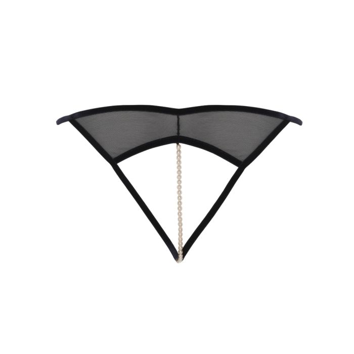 Kyoto G-String Perlenstring schwarz von Bracli