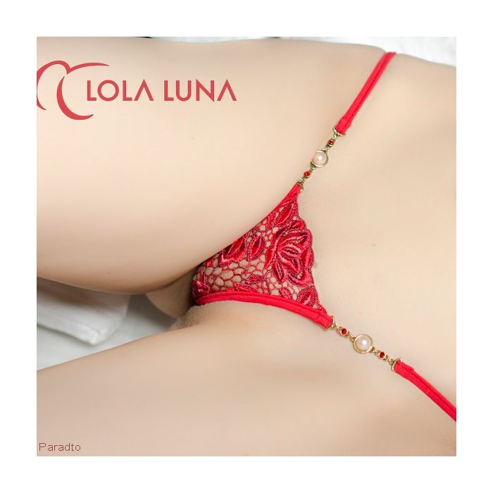 Lola Luna String ROXANNE MICRO rot