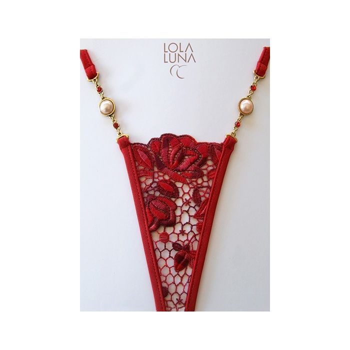 Lola Luna String ROXANNE MICRO rot
