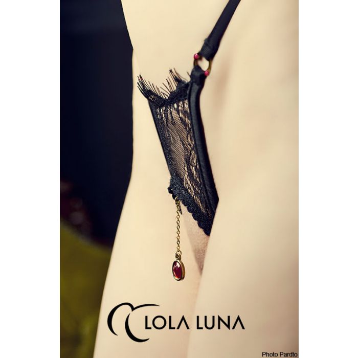 Lola Luna String MILENA OPEN schwarz ouvert