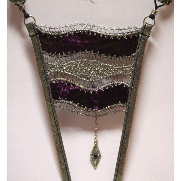 Lola Luna Ouvert-String SHEHERAZADE OPEN String gold-brombeer