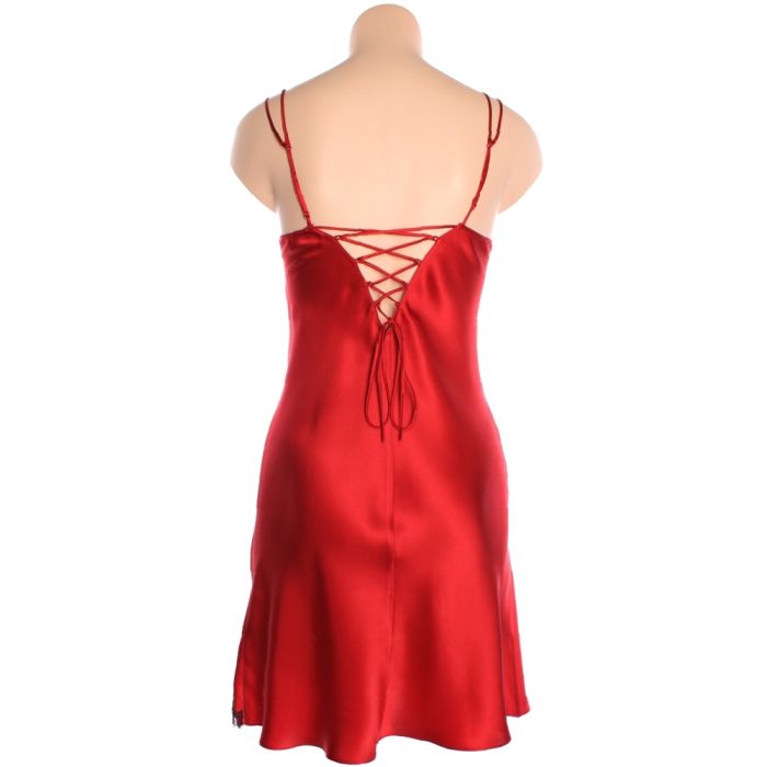 100% Seide Nachthemd POETIC LACE von Luna di Seta