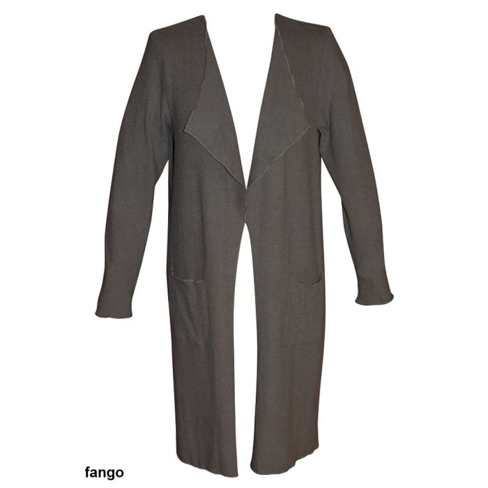 Kuschel-Baumwolle Morgenmantel / Jacke CASUAL von GATTINA