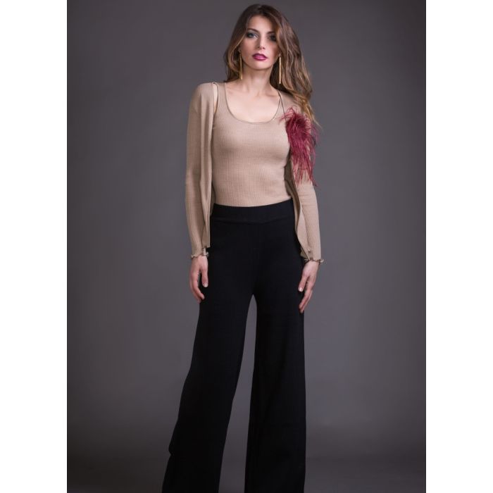 Merinowolle-Seide CAMISOLE TOP gerippt von Artimaglia