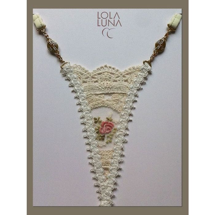 Lola Luna String LYLOU MICRO creme-rosé