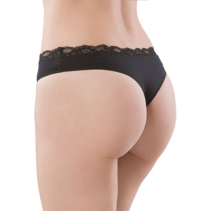 String Microfaser Spitze JALÙ von Cotton Club Rubino