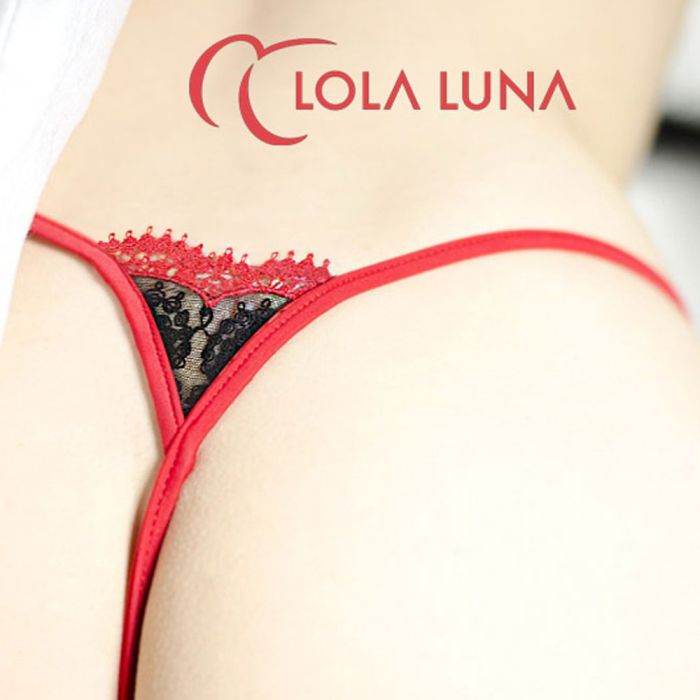 Lola Luna Mikrostring CHLOE MICRO rot-schwarz