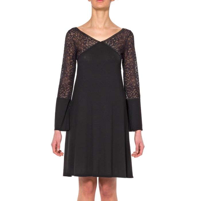 Nachtkleid JASMINE schwarz aus Modal von Imec