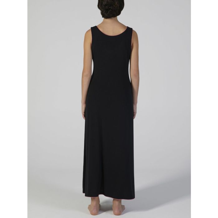 Modal Neglige lang schwarz-pink von Verdiani