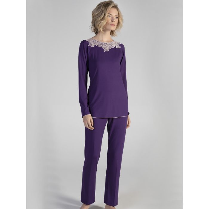Modal Pyjama VIOLET in lila von Verdiani