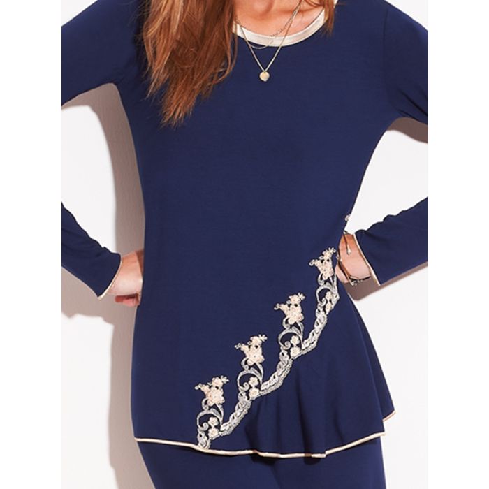 Modal Pyjama BLU No.3 dunkelblau von Chiara Fiorini