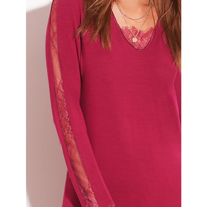 Modal Pyjama LAMPONE himbeer-rot von Chiara Fiorini