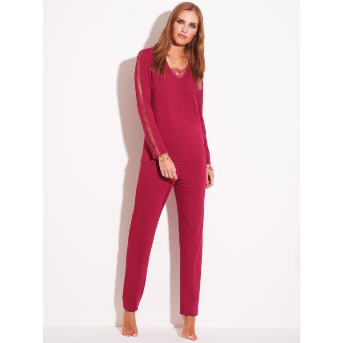 Modal Pyjama LAMPONE himbeer-rot von Chiara Fiorini