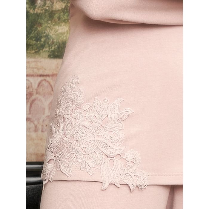 Winter Pyjama ELIZABETH alt-rosa aus Modal von Imec