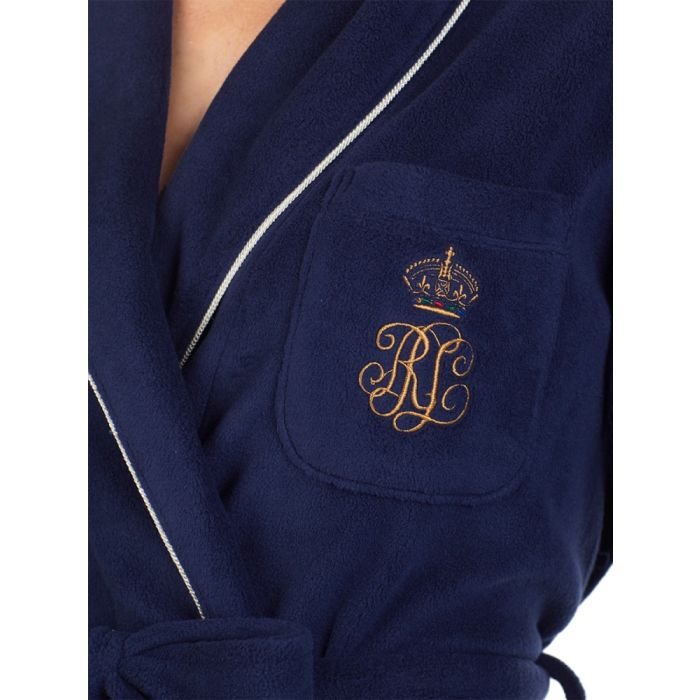 Langer Fleece Morgenmantel DALTON GOLD von Ralph Lauren Sleepwear