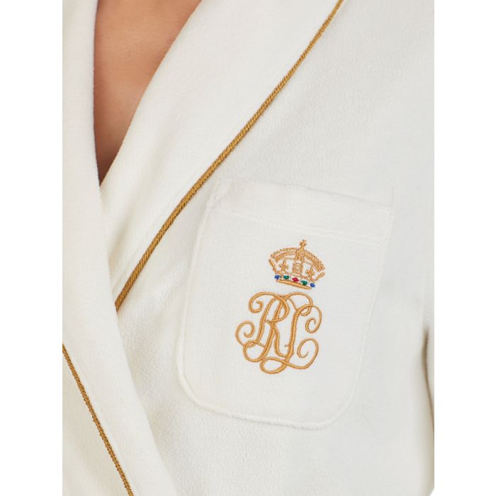 Langer Fleece Morgenmantel DALTON GOLD von Ralph Lauren Sleepwear