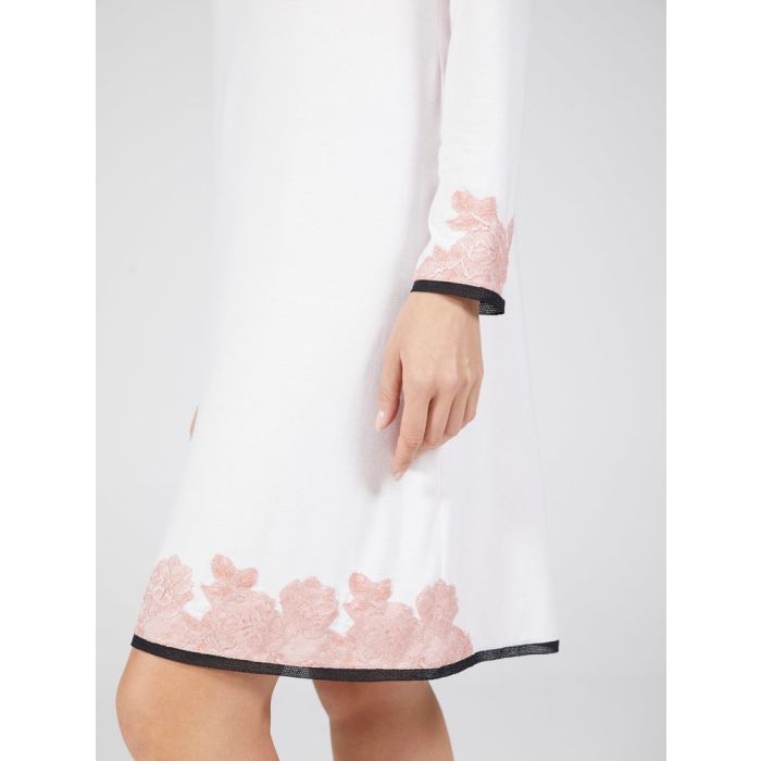 Modal Langarm Nachtkleid ANGEL No. 2 zart-rosé von Verdiani